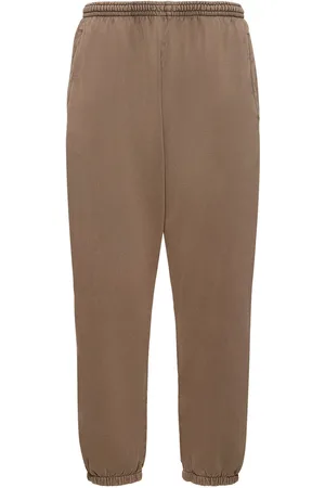 Acne Studios Pantaloni Pale In Felpa Di Cotone Vintage