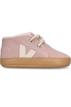 Veja Scarpe Neonato In Camoscio