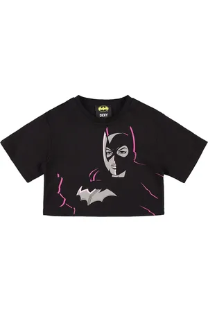 DKNY T-shirt Cropped In Cotone Con Stampa