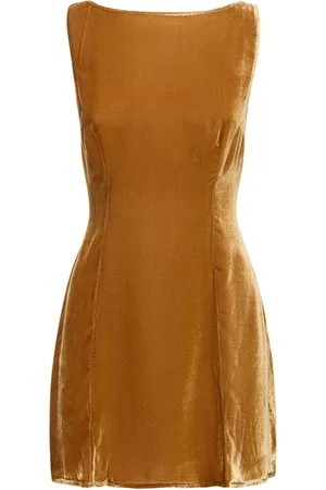 Reformation Vestito Brisbane In Velluto