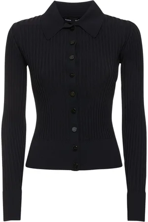Proenza Schouler Polo In Maglia Di Misto Viscosa A Costine