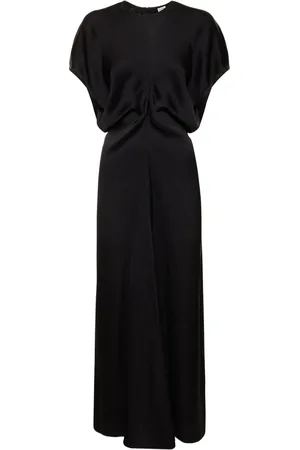 Totême Vestito Midi In Raso
