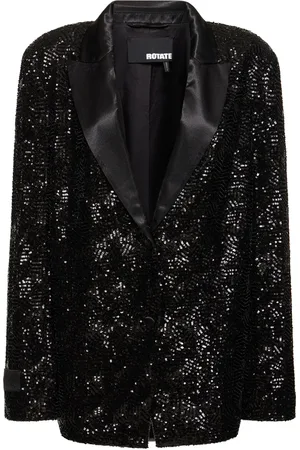 ROTATE Blazer Oversize Con Paillettes