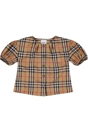 Burberry Camicia In Popeline Di Cotone Check