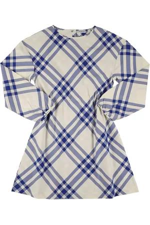 Burberry Vestito In Cotone Check
