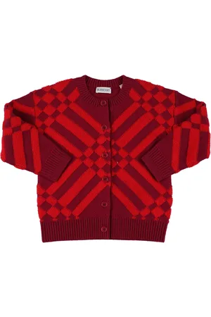 Burberry Cardigan In Lana E Cashmere Check