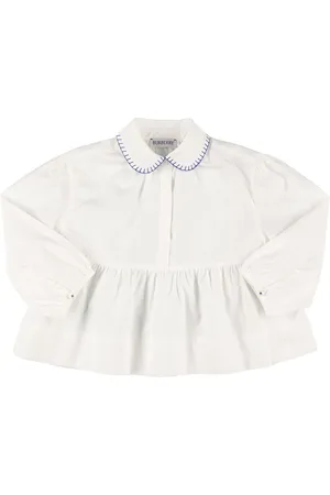 Burberry Fodera In Popeline Di Cotone