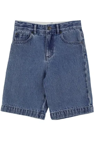 Stella McCartney Shorts In Denim Di Cotone Organico