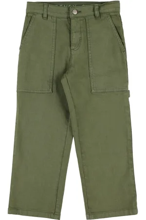Stella McCartney Pantaloni Dritti In Denim Di Cotone