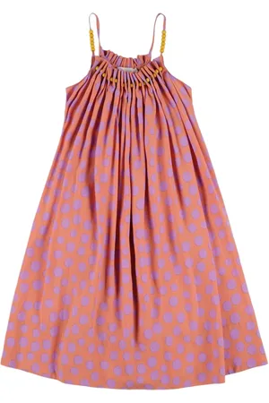 Stella McCartney Vestito In Viscosa Stampata Con Perline