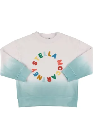 Stella McCartney Felpa In Cotone Organico Dégradé