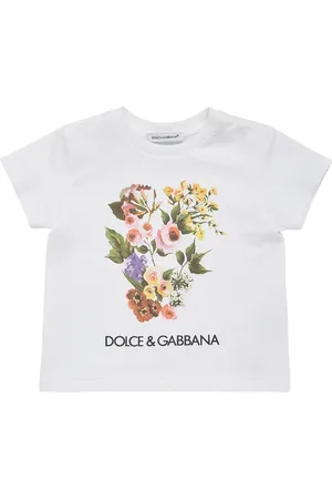 Dolce & Gabbana T-shirt In Jersey Di Cotone Con Stampa