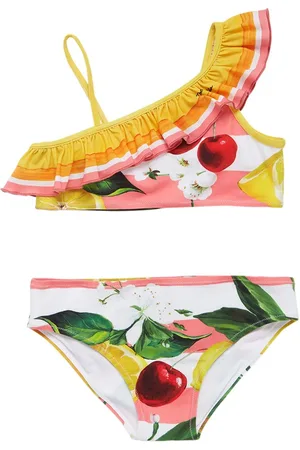 Dolce & Gabbana Set Bikini In Techno Stampato