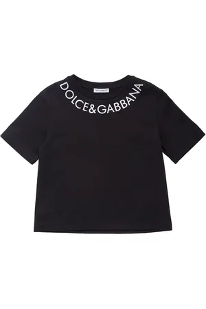 Dolce & Gabbana T-shirt In Jersey Di Cotone Con Ricamo