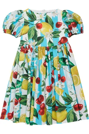 Dolce & Gabbana Vestito In Cotone Stampato