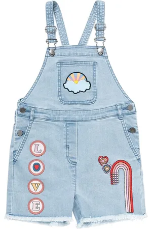 Stella McCartney Salopette In Denim Di Cotone