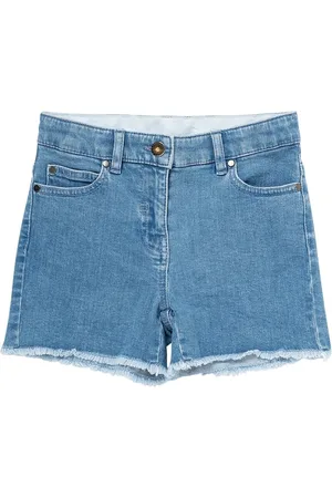 Stella McCartney Shorts In Denim Di Cotone