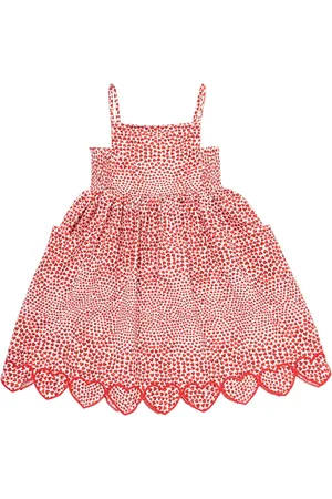 Stella McCartney Vestito Aop In Voile Di Cotone