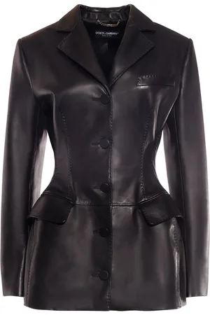 Dolce & Gabbana Giacca Monopetto In Pelle