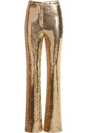 Paco rabanne Pantaloni Dritti Con Paillettes