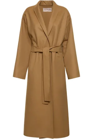 VALENTINO Cappotto In Lana Con Cintura