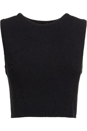 Loulou Studio Crop Top Chace In Misto Viscosa