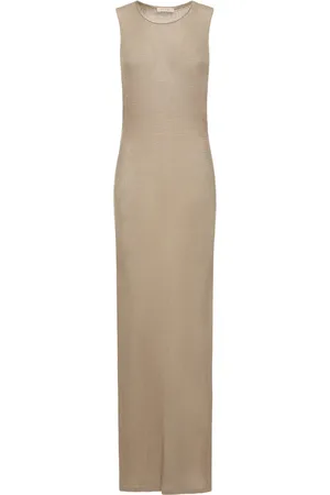St Agni Vestito Maxi In Mesh Riciclato