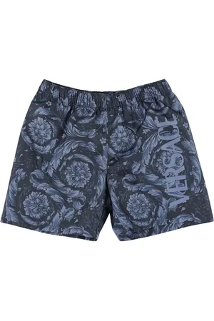 VERSACE Shorts Mare In Nylon Stampa Barocca