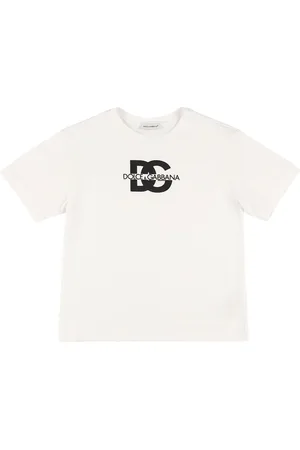 Dolce & Gabbana T-shirt In Jersey Di Cotone Con Logo