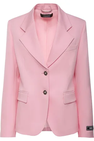 VERSACE Giacca Monopetto In Lana Stretch