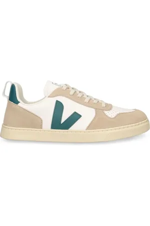 Veja Sneakers V-10 In Camoscio Con Strap