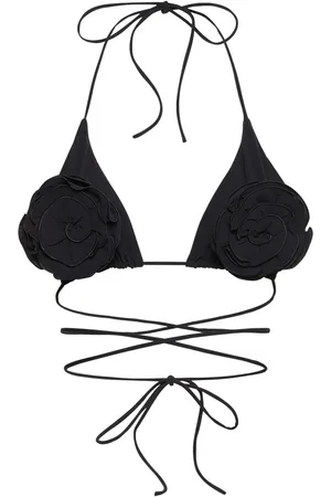 MAGDA BUTRYM Top Bikini In Techno Con Fiore 3d