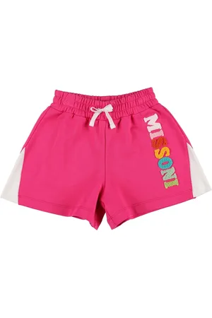 Missoni Shorts In Jersey Di Cotone Con Logo