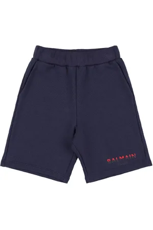 Balmain Shorts In Felpa Di Cotone Organico