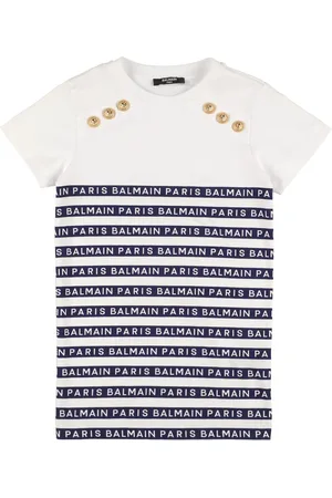 Balmain Vestito In Jersey Di Cotone Organico