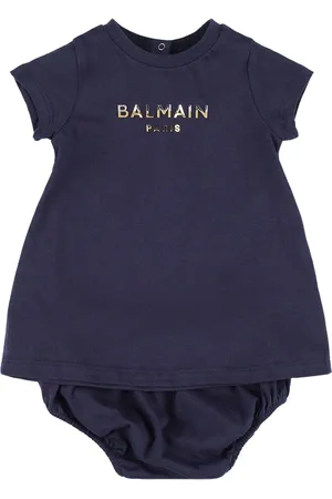 Balmain Vestito E Culotte In Jersey Di Cotone