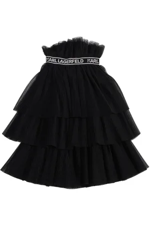 Karl Lagerfeld Vestito Midi In Tulle A Strati