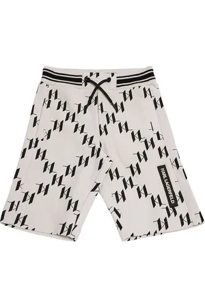 Karl Lagerfeld Shorts Jogger In Twill Di Cotone