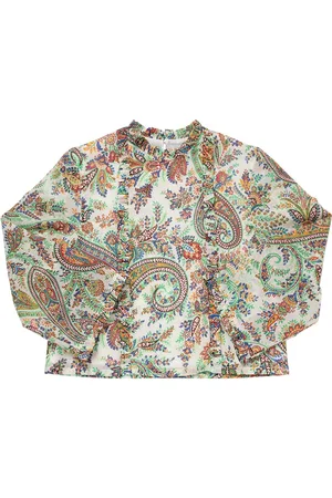 Etro Camicia In Mussola Di Cotone Stampata