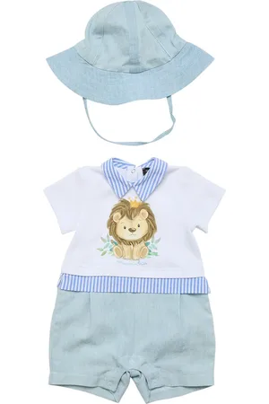 MONNALISA Tutina E Cuffietta In Cotone Interlock