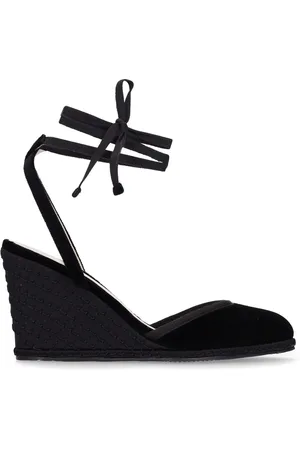 VIBI VENEZIA Espadrilles In Velluto Con Zeppa 100mm