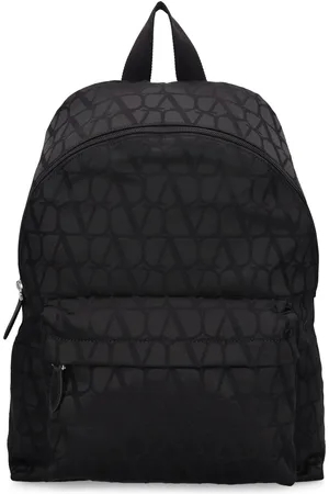 Borsa da viaggio VLTN TIMES in Nylon Jacquard Nero Uomo