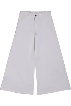 Marni Pantaloni Larghi In Misto Cotone Stretch