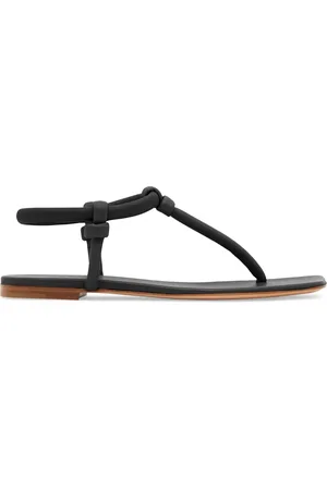 Gianvito Rossi Sandali Bassi In Pelle 5mm