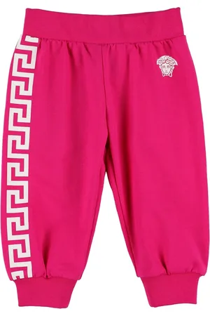 VERSACE Pantaloni In Felpa Di Misto Cotone