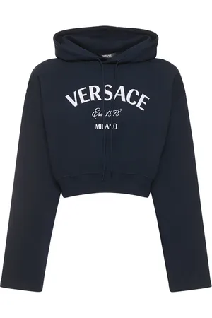 VERSACE Felpa In Jersey Con Logo