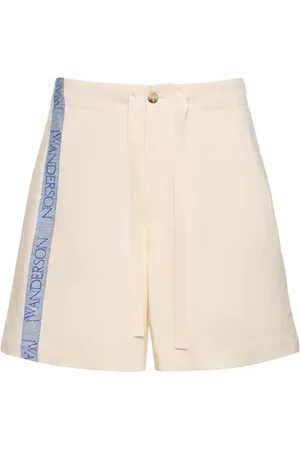 J.W.Anderson Shorts Larghi In Lino E Cotone