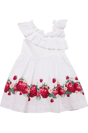 MONNALISA Vestito In Popeline Di Cotone Stampato