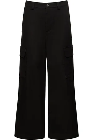 VALENTINO Pantaloni Cargo In Tela Di Cotone Stretch