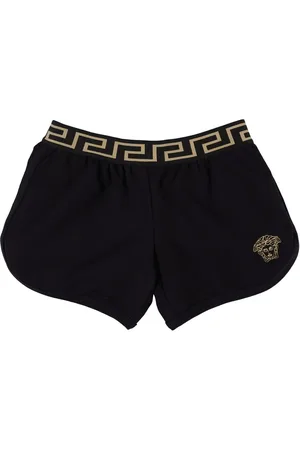 VERSACE Shorts In Jersey Di Cotone Con Ricamo